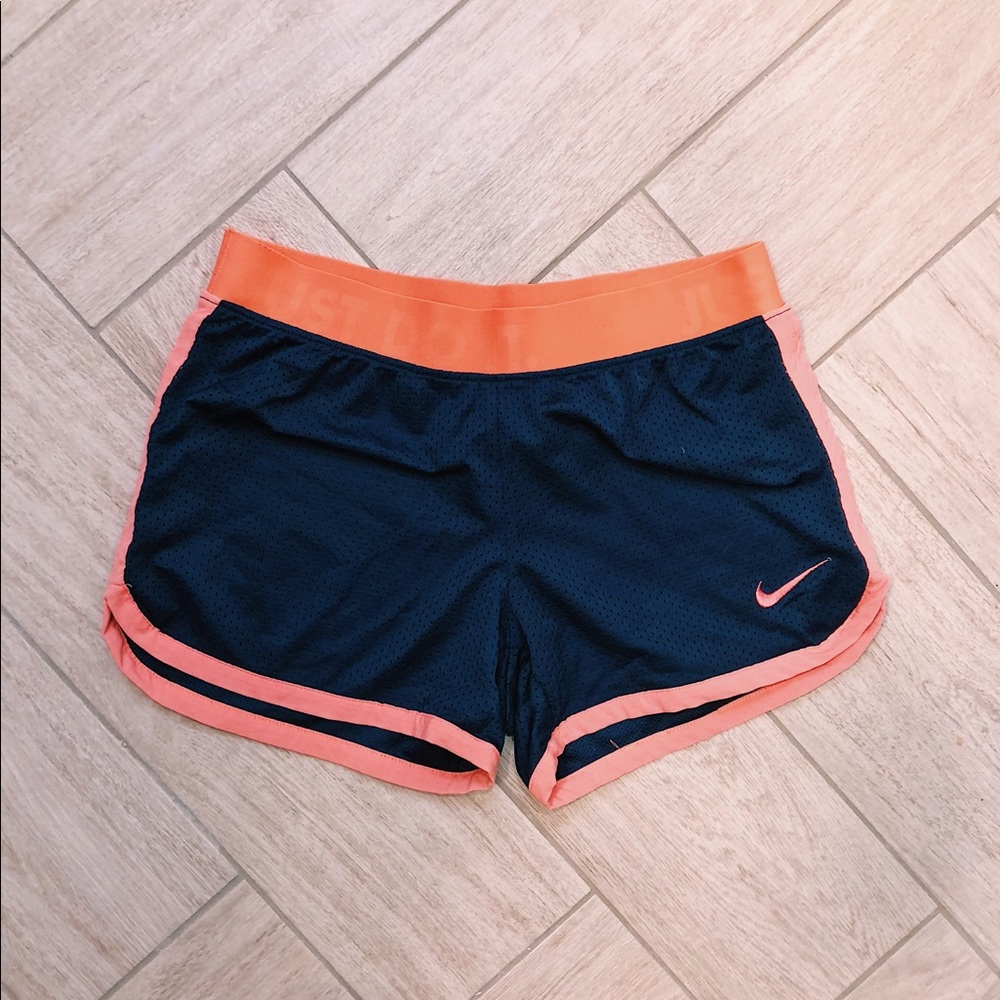 Blue Nike Mesh Shorts